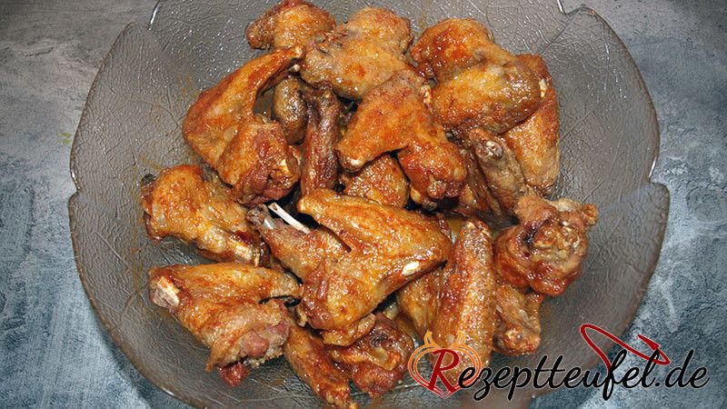 Chicken Wings - Rezept für fittierte Hähnchenflügel