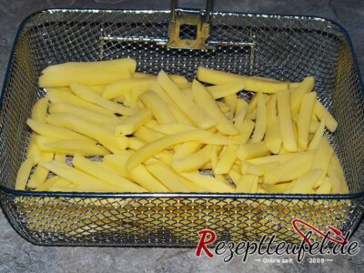 Bereit für den 1. Frittiervorgang