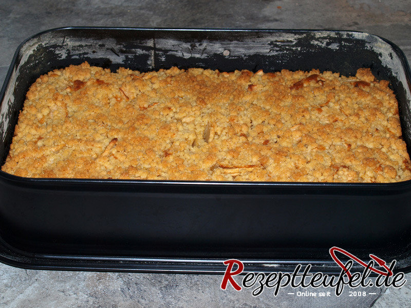 Der gebackene Kuchen in der Springform