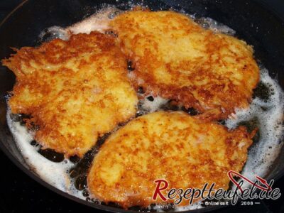 Einmal wenden und von der anderen Seite goldbraun braten