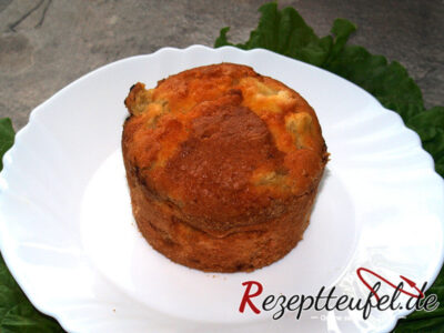 Der ganze Kuchen wenn er aus dem Glas gelöst wurde