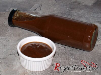 Rhabarber Barbecuesauce - Rhabarberketchup