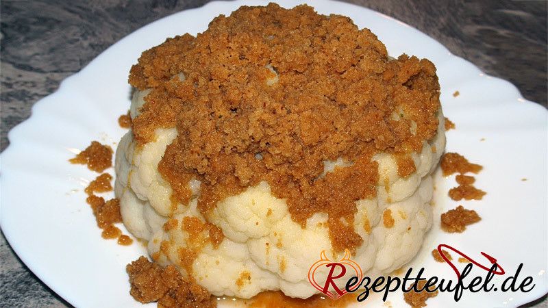 Blumenkohl mit Semmelbrösel