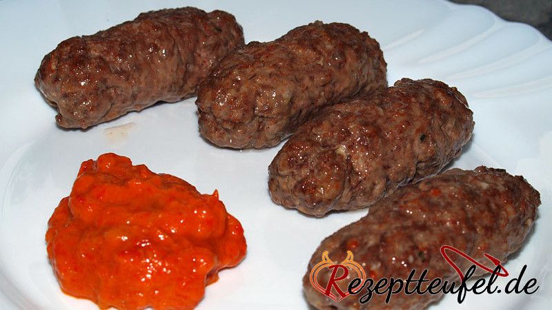 Cevapcici aus dem Backofen