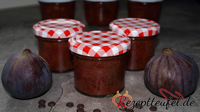 Feigenkonfitüre mit Schokolade