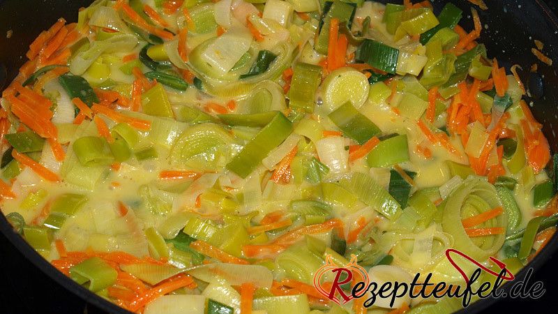 Lauchgemüse mit Möhren