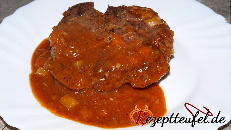 Ossobuco von der Kalbsbeinscheibe