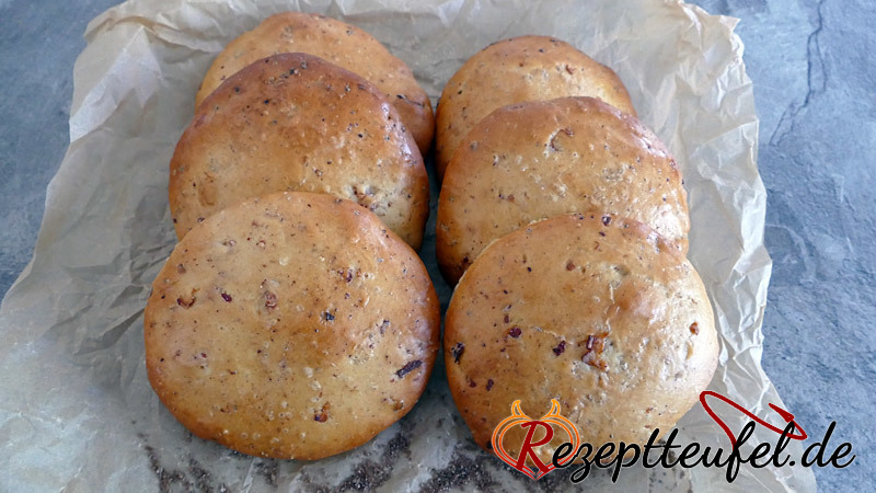 Bacon Burger Buns - Hamburgerbrötchen mit Speck