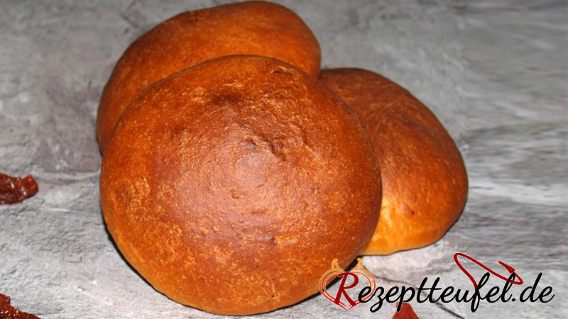 Tomaten Hamburgerbrötchen - Tomato Burger Buns