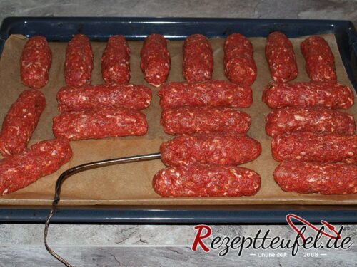 Gefrorene Cevapcici Im Backofen Wie Lange Rezept für Cevapcici aus dem Backofen - Balkanküche