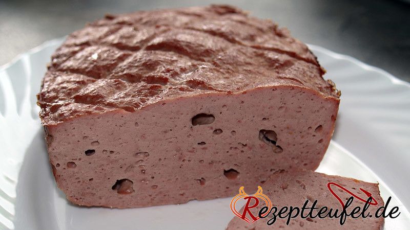 Fleischkäse aus Hackfleisch - Selbst Fleischkäse machen - Rezept