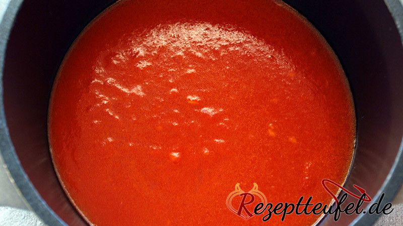 Tomatensoße (frisch) Grundrezept